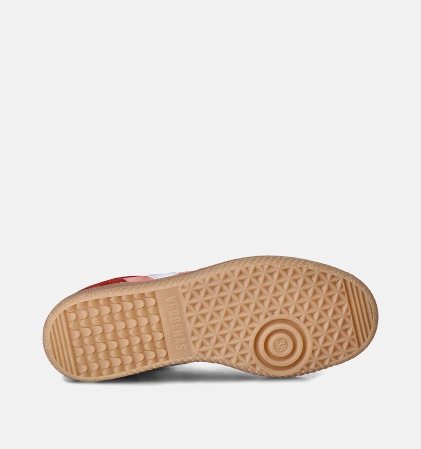 Verbenas Sora Nylon Baskets casual en Rouge pour femmes (362325) - pour semelles orthopédiques