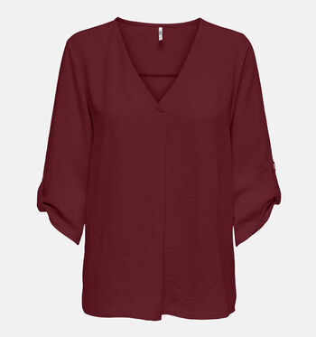 JDY Blouses Zwart/Bordeaux