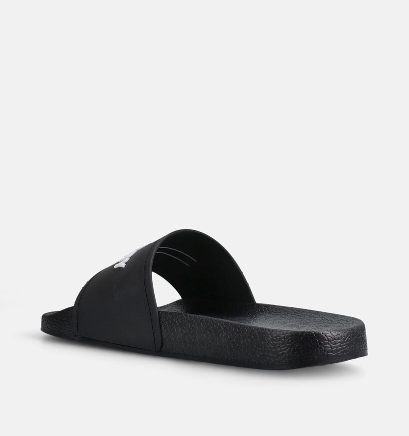 Superdry Premium Graphic Pool Slide Claquettes en Noir pour hommes (369496)