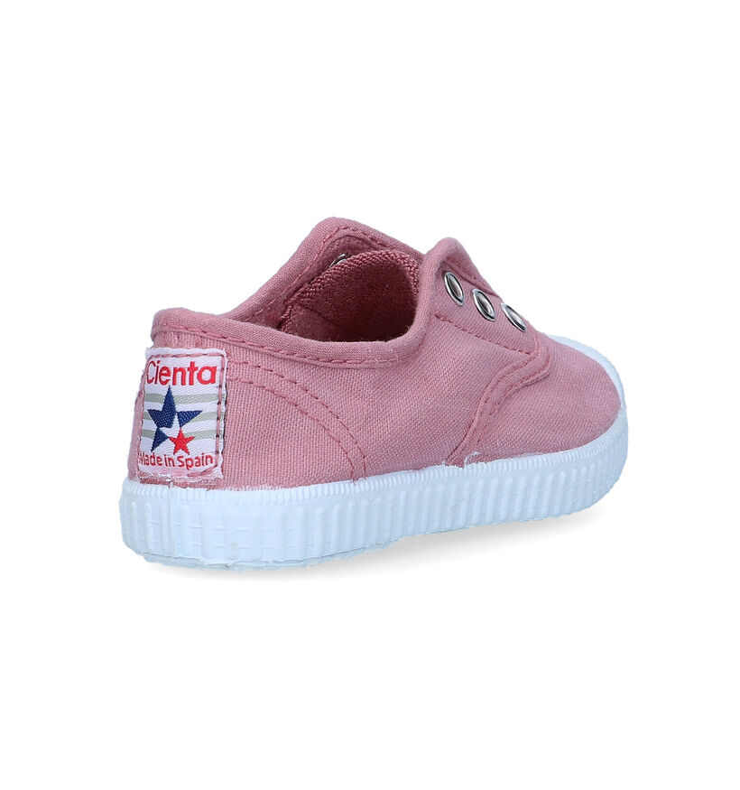 Cienta Slip-ons en Rose pour filles (323828) - pour semelles orthopédiques