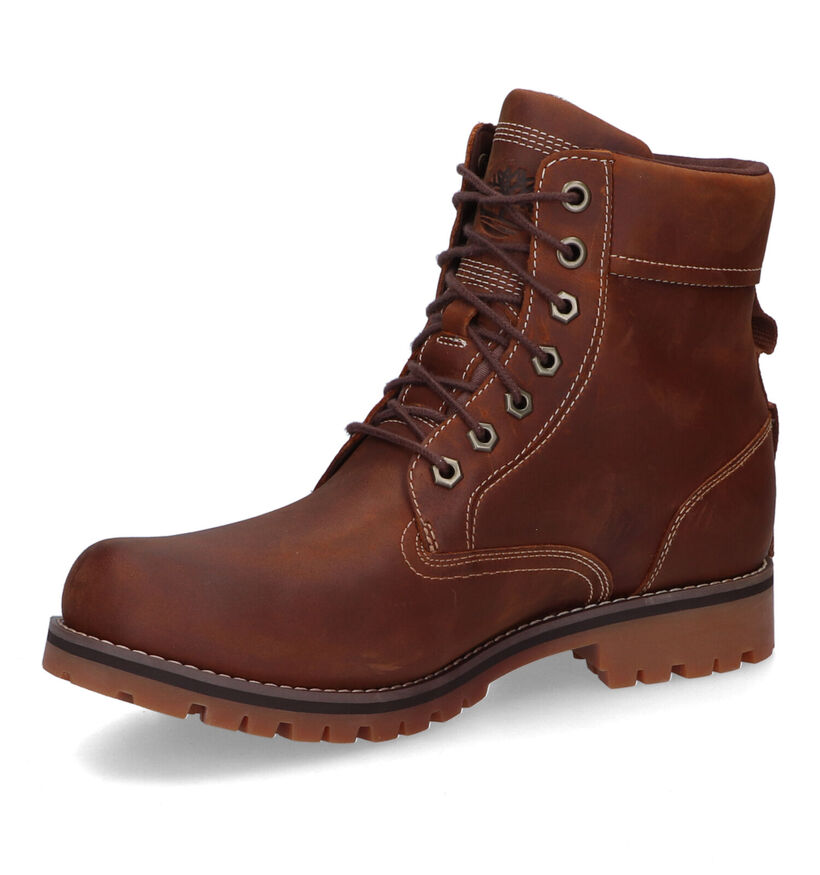 Timberland Rugged 6IN Plain Toe WP Bruine Bottines voor heren (313467) - geschikt voor steunzolen