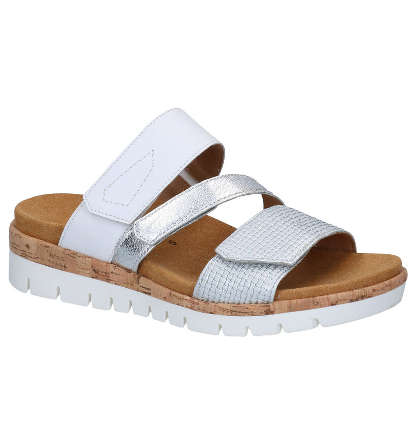 Gabor Comfort Sandales en Argent en cuir (287783)