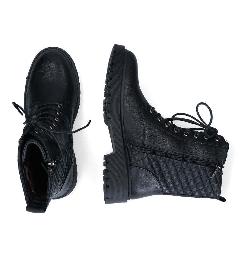 Signatur Boots à lacets en Noir pour femmes (294907)