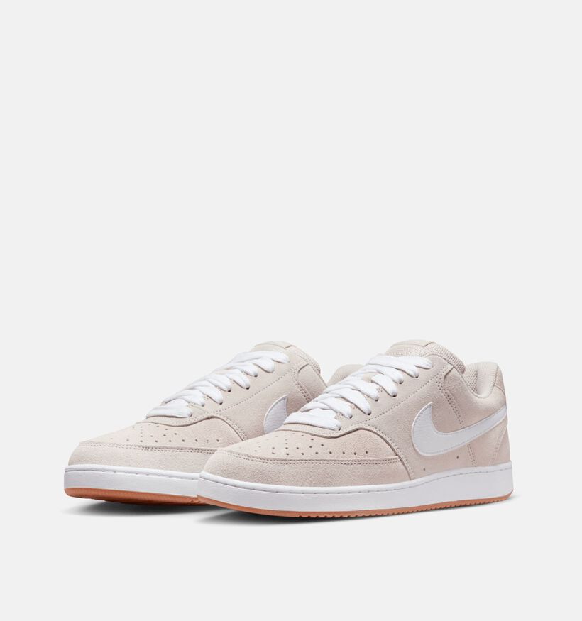 Nike Court Vision Low Next Nature Beige Sneakers voor heren (369285) - geschikt voor steunzolen