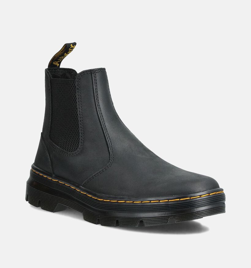 Dr. Martens Embury Leather Bottines Chelsea en Noir pour femmes (359787) - pour semelles orthopédiques