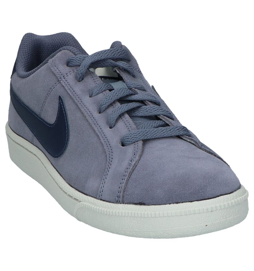 Nike Court Royale Blauwe Sneakers in daim (209848)