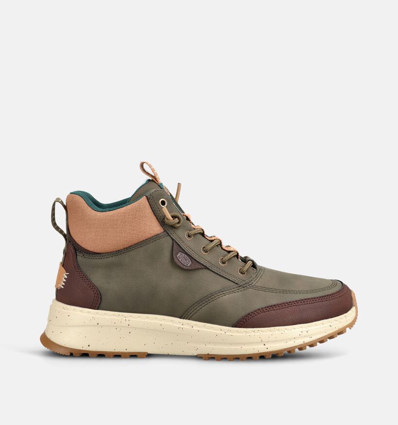HEYDUDE Tahoe Classic Kakigroene Sneakers voor heren (378087) - geschikt voor steunzolen