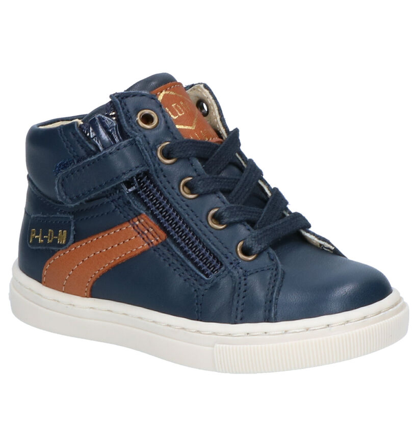 P-L-D-M By Palladium Poco Blauwe Babyschoentjes in leer (256247)