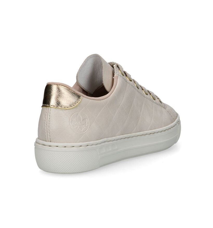 Rieker Baskets habillées en Beige clair en simili cuir (320343)