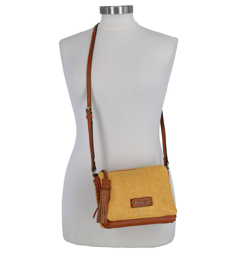 Xti Gele Crossbody Tas in kunstleer (275623)