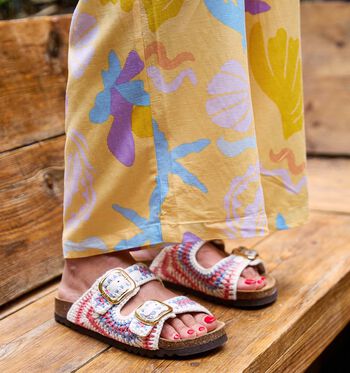 Scholl Noelle Slippers Bruin/Rood