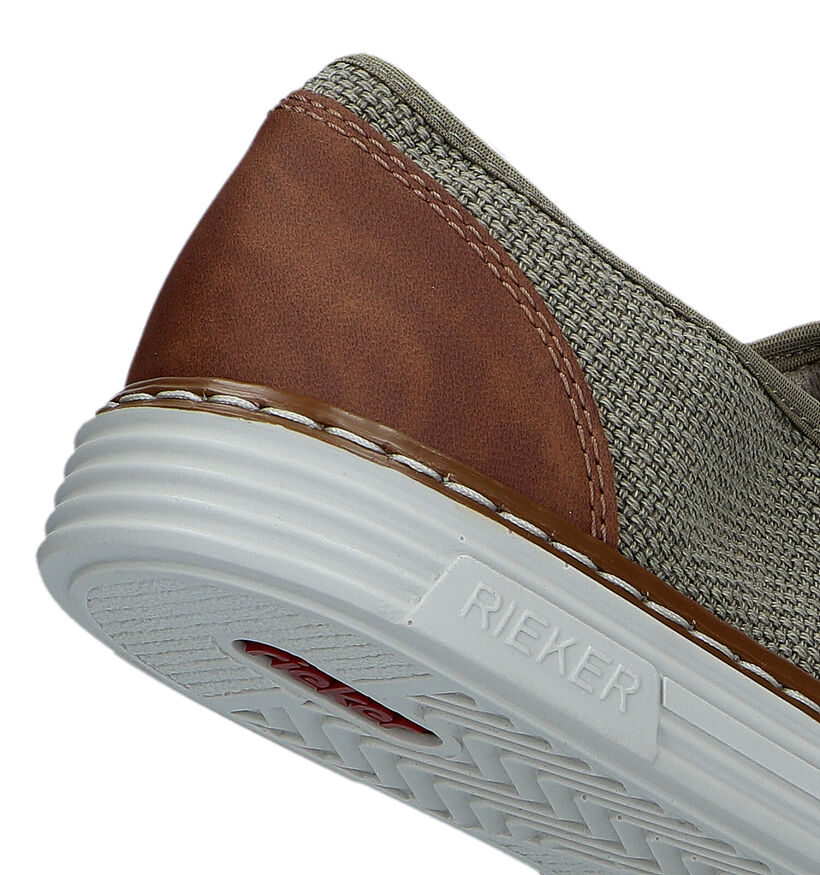 Rieker Chaussures à enfiler en Taupe pour hommes (325101)