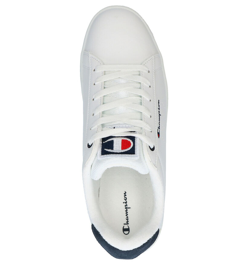 Champion Tennis Witte Sneakers in kunstleer (265587)