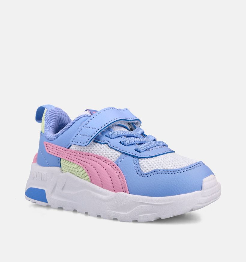 Puma Trinity 2 LT Baskets basses en Violet/Blanc pour filles (366624) - pour semelles orthop&eacute;diques