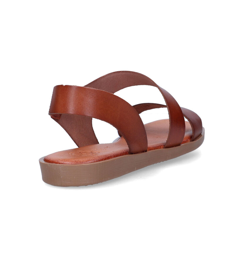 Hee Cognac Sandalen voor dames (322686)