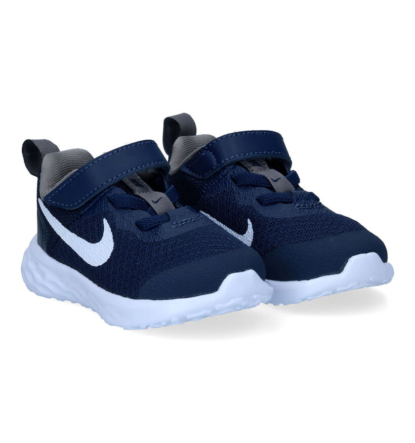 Nike Revolution 6 TD Baskets en Gris pour filles, garçons (325375)