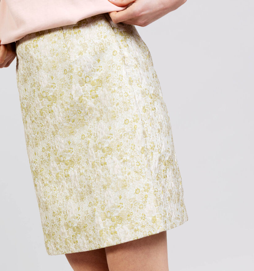 Vila Kaia Jacquard Jupe en Vert pour femmes (369451)