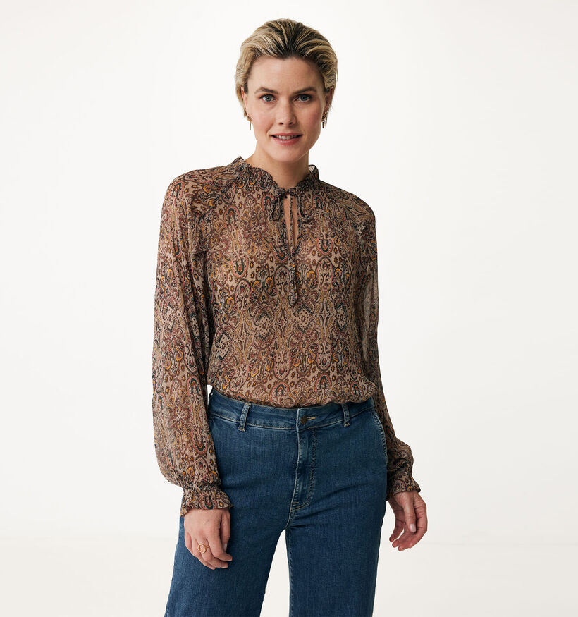 Mexx Bruine Blouse voor dames (348257)