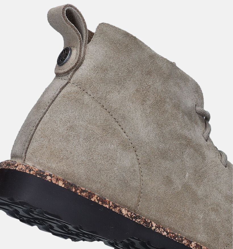 Birkenstock Uppsala Chukka Shearling Taupe Bottines voor dames (345040) - geschikt voor steunzolen