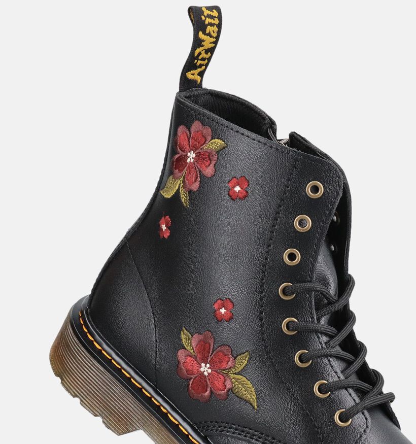 Dr. Martens 1460 Boots &agrave; lacets en Noir pour filles (376017)