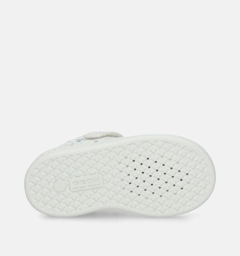 Geox Eclyper Baskets en Blanc pour filles (339627) - pour semelles orthopédiques