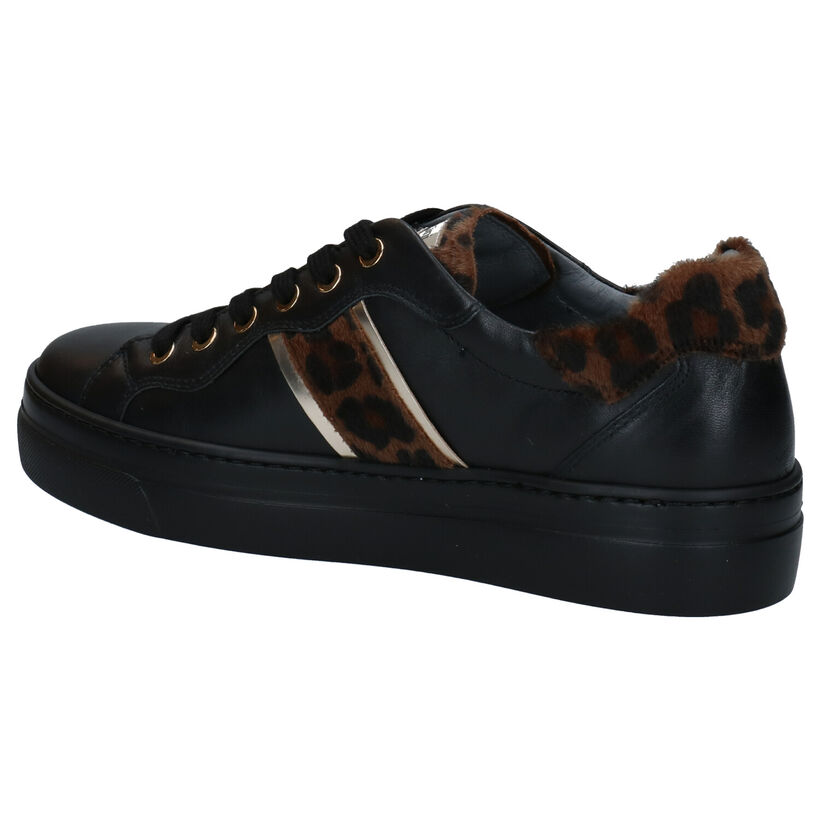 NeroGiardini Zwarte Veterschoenen voor dames (278971) - geschikt voor steunzolen