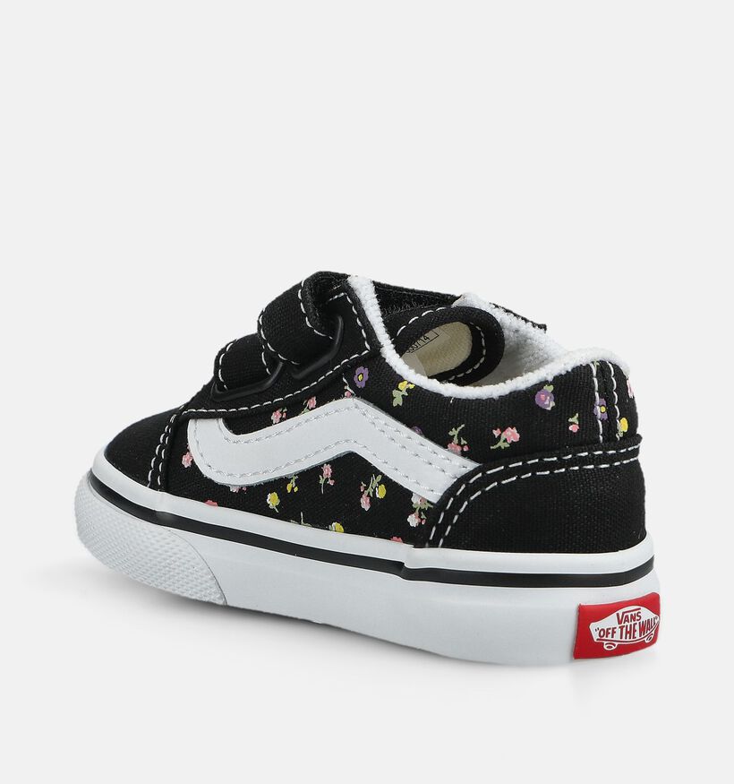 Vans Old Skool Baskets basses pour b&eacute;b&eacute; en Noir pour filles, gar&ccedil;ons (376415)