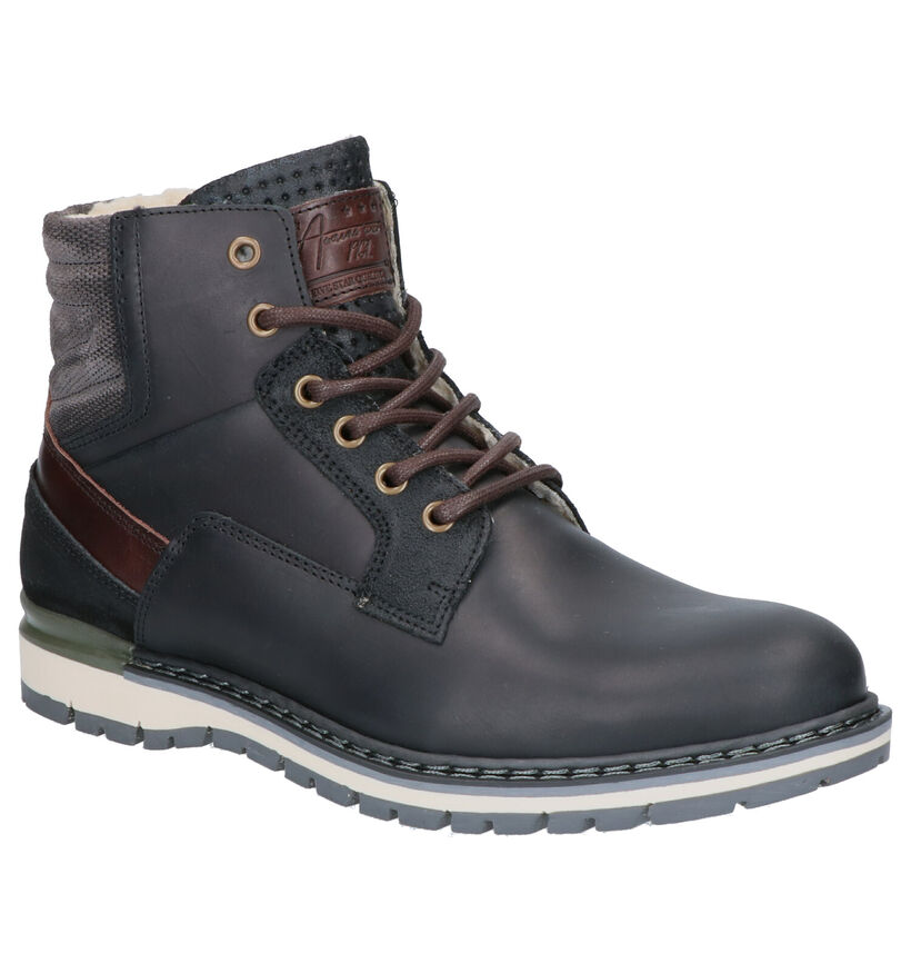 Bullboxer Zwarte Boots in leer (256321)