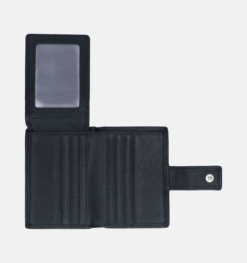 Euro-Leather Porte-cartes en Noir pour hommes (348798)