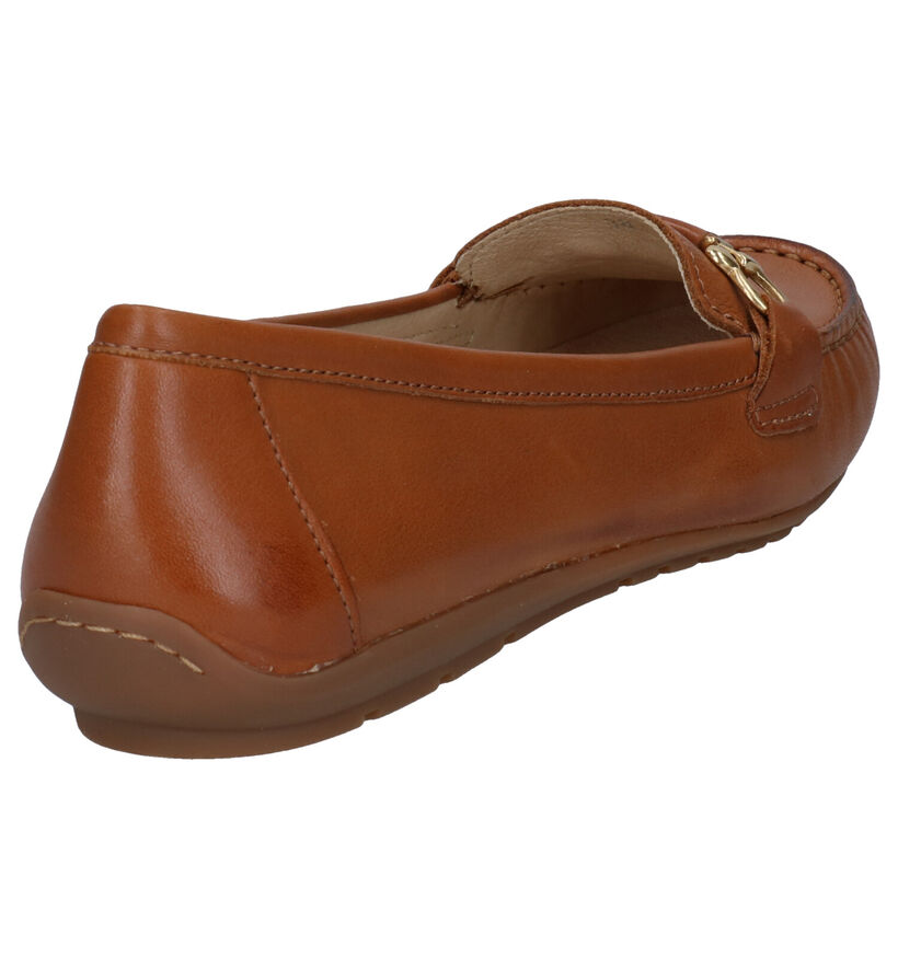 River Woods Cognac Mocassins in leer (289205)