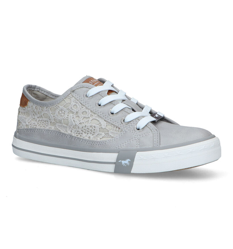 Mustang Grijze Sneakers voor dames (320429)