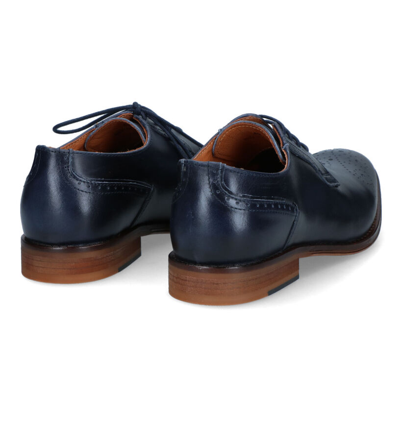 Via Borgo Chaussures classiques en Bleu foncé pour hommes (317300)