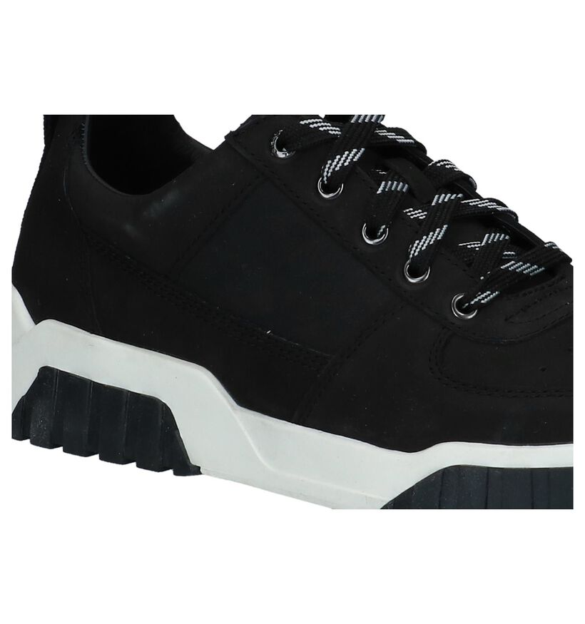 Zwarte Lage Sneakers Diesel in leer (225655)