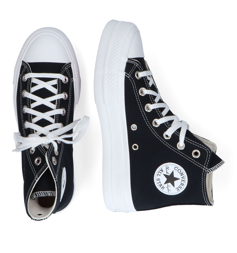 Converse Chuck Taylor AS Lift Baskets en Noir pour femmes (312452)