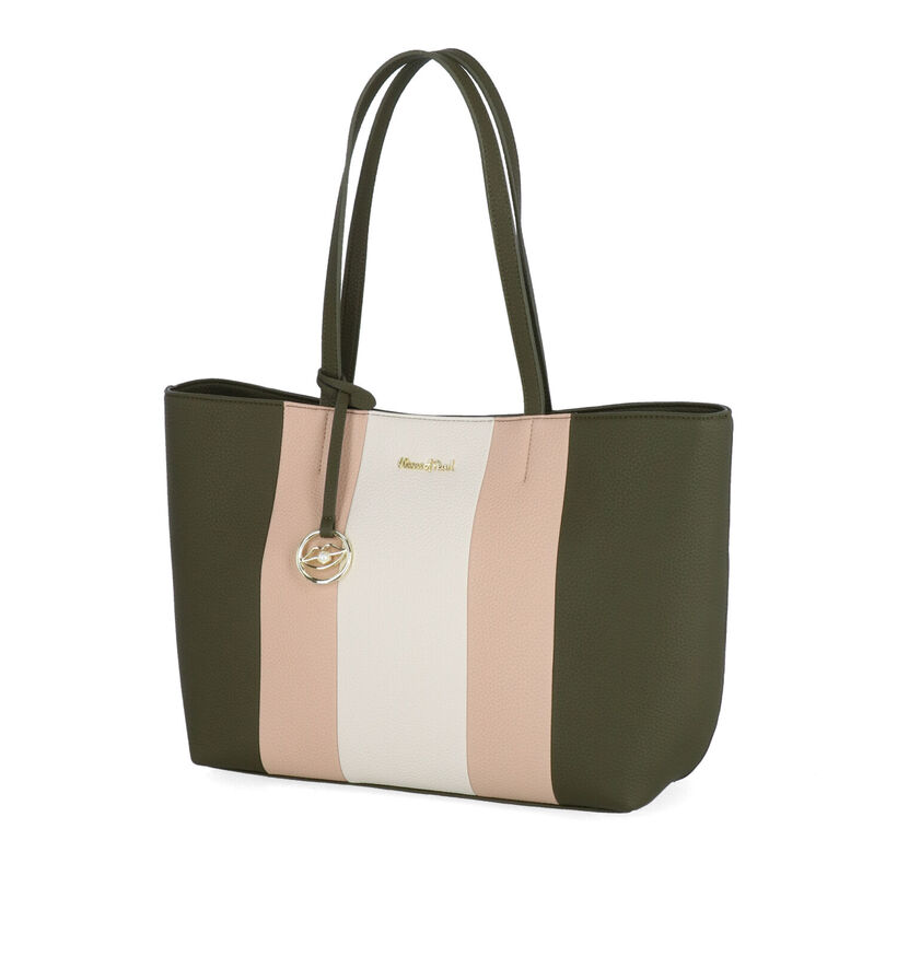 Kisses of Pearl Chloe Zwarte Shopper Tas in kunstleer (299145)