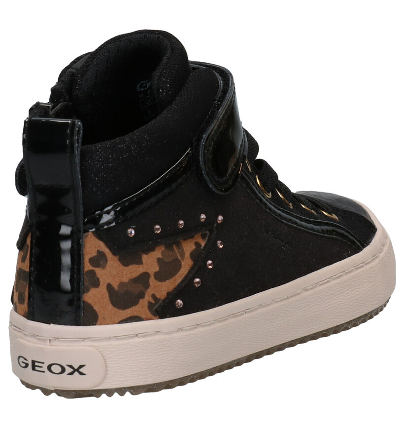 Geox Kalispera Baskets en Noir en simili cuir (295242)