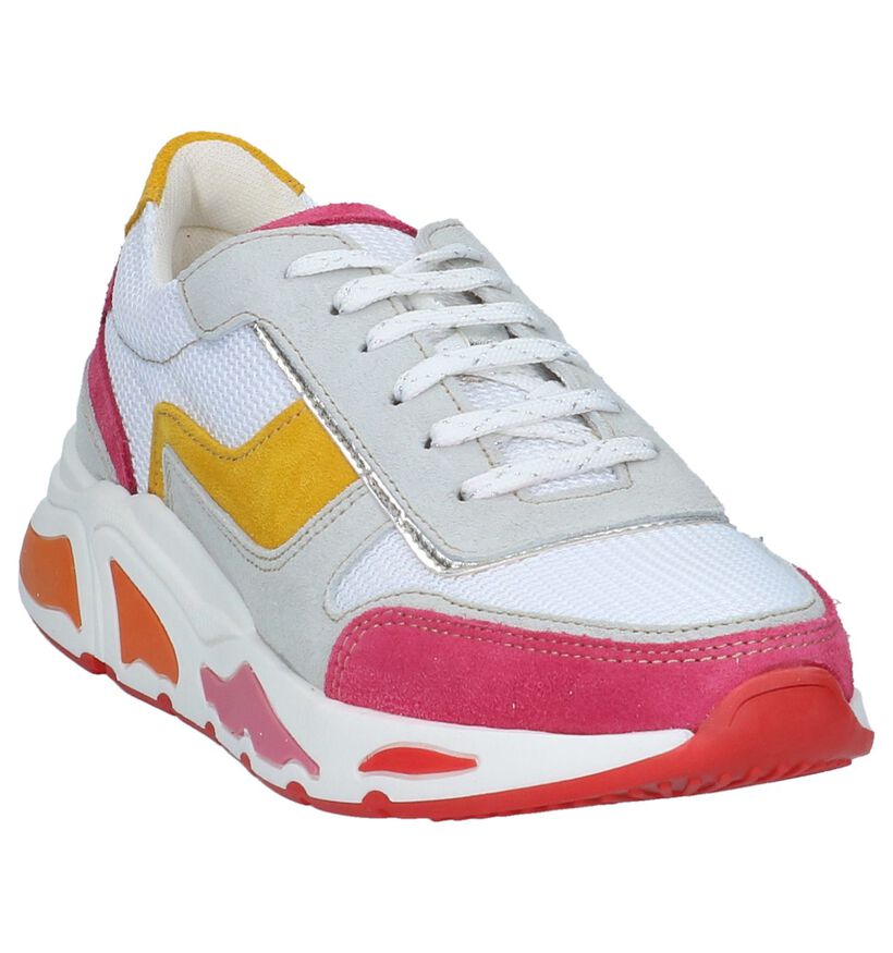 90's Sneakers Poelman Multikleur in daim (233588)