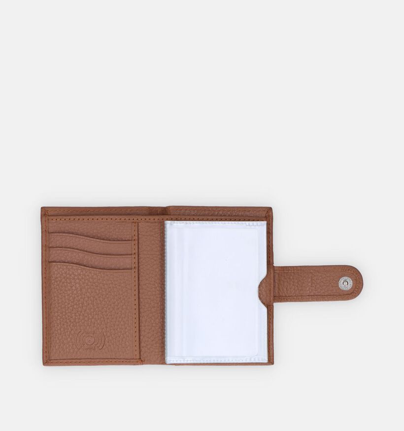 Crinkles Porte-cartes en Cognac pour femmes, hommes (340487)