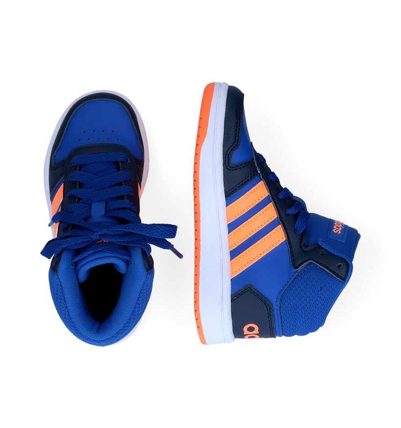 adidas Hoops Zwarte Sneakers voor jongens (299867)