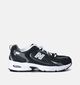 New Balance 530 Baskets en Noir pour hommes (358625) - pour semelles orthopédiques
