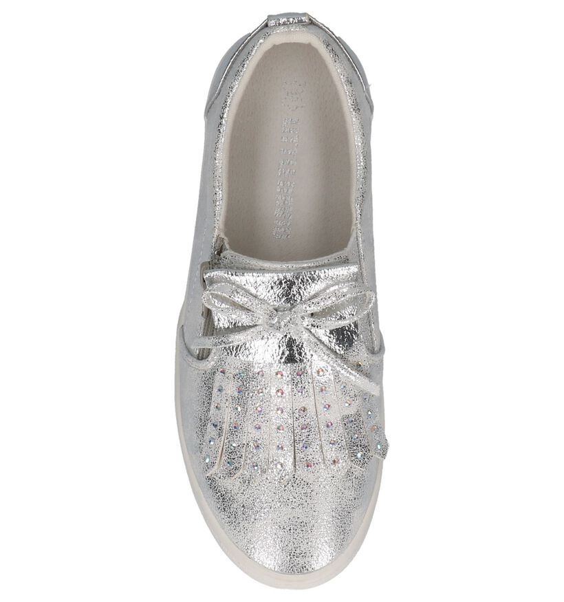 Little David Chaussures slip-on en Argent en simili cuir (217952)