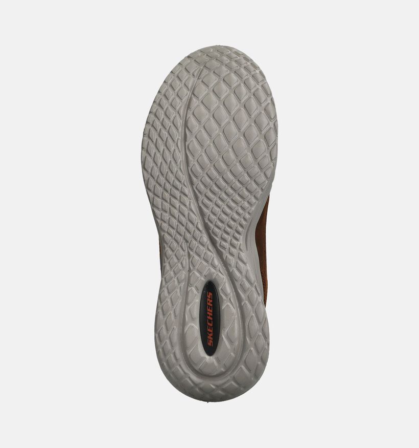 Skechers Arch Fit Orvan Moxley Bruine Sneakers voor heren (376895) - geschikt voor steunzolen