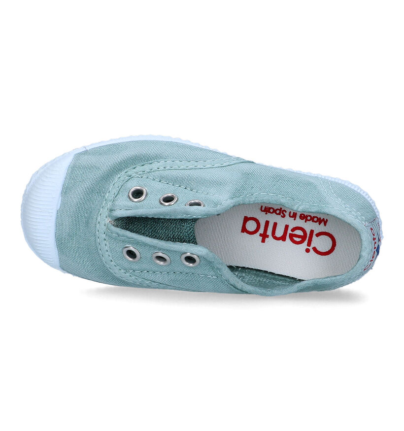 Cienta Slip-ons en Vert clair pour filles, garçons (323829) - pour semelles orthopédiques