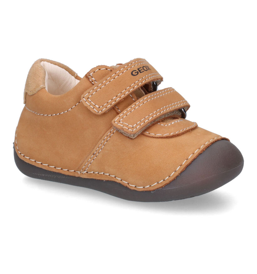 Geox Tutim Blauwe Babyschoentjes in nubuck (317575)