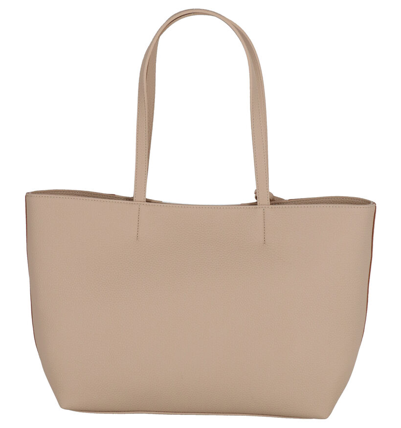 Kisses of Pearl Chloe Zwarte Shopper Tas in kunstleer (299145)