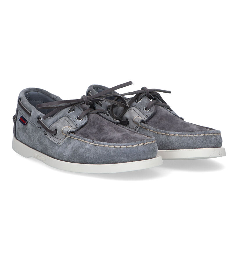 Sebago Dockside Chaussures bateau en Gris pour hommes (320915)