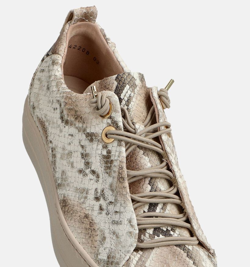 Paul Green Lichtbeige Geklede Sneakers voor dames (374106)