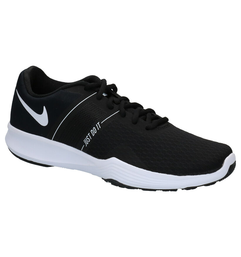 Nike City Trainer 2 Baskets en Noir en textile (266530)