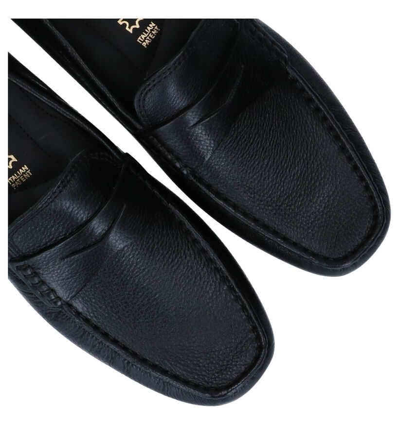 Geox Moner Mocassins en Noir en cuir (279093)
