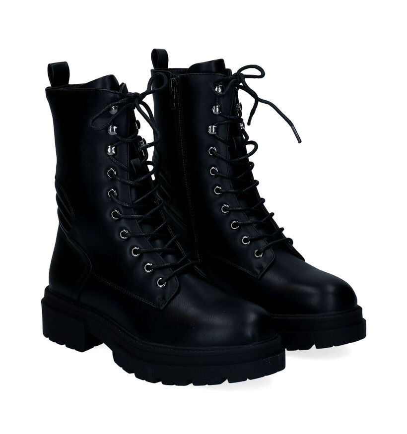 Signatur Boots à lacets en Noir pour femmes (294912)